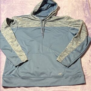 BCG Blue and Gray Fleece Jacket hoodi